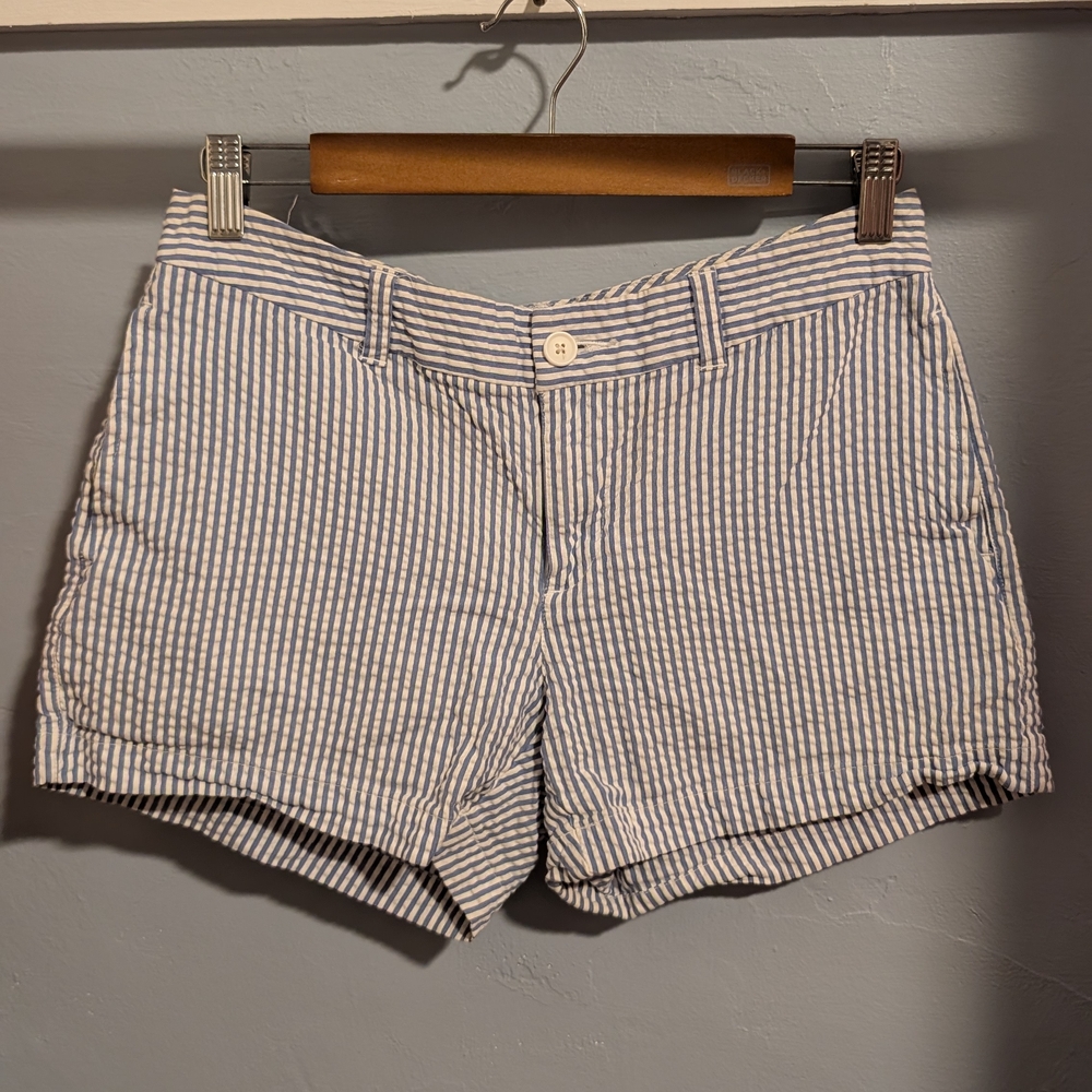 GAP Women's Seersucker Striped Shorts